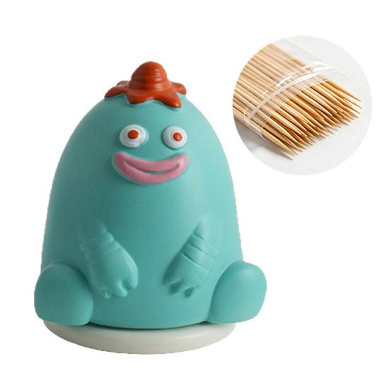 Cartoon Sitting Demon Box Toothpick Holder Dispenser Dust-proof Toothpick Toothpick Organizer Container