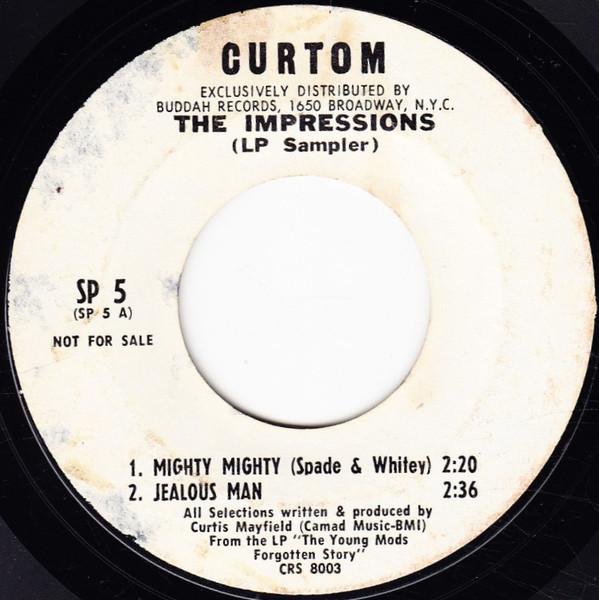 

7inch Record IMPRESSIONS - The Impressions (LP Sampler) SP5 Curtom 1969 UK Soul/Funk Used