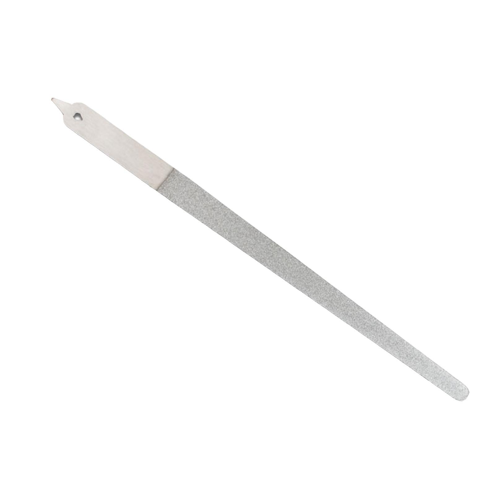 

Двусторонняя пилочка для ногтей из нержавеющей стали, полировальная песочная полоска, инструмент для полировки ногтей One Size