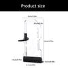 Multiple Position Acrylic GPU Support Stand Featuring ARGB Light Synchronization Technology for Desktop PC Case