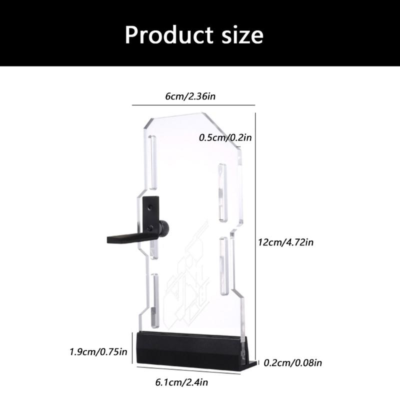 Multiple Position Acrylic GPU Support Stand Featuring ARGB Light Synchronization Technology for Desktop PC Case