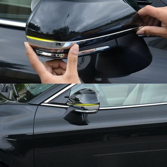 2pcs Mirror Rear View Panel Decoration Covers Trim For Toyota Camry 2018-2024