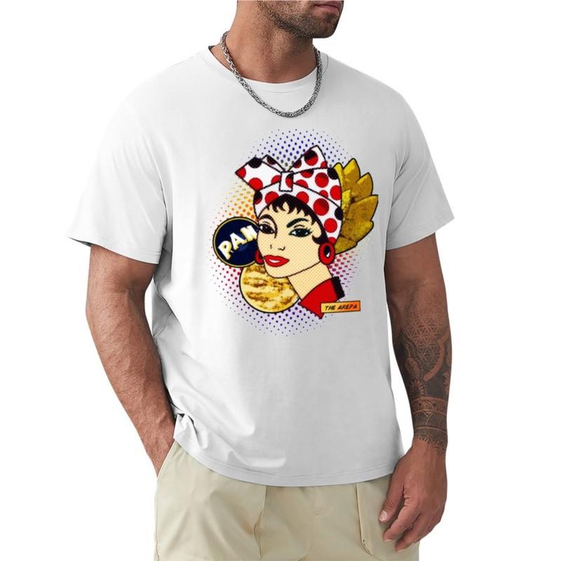 FLOUR BREAD VZLA TShirt Summer Tops Oneck Tshirt Graphic T Shirts Mens Funny T Shirts