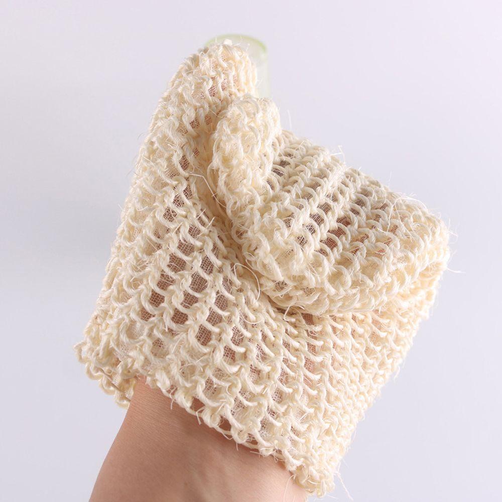 Narzędzie Palce Ręcznik Kąpielowy Do Mycia Skóry Szorowarka do Ciała Szczotka Pod Prysznic Rękawice Kąpielowe Sizalowe Rękawica Peelingująca