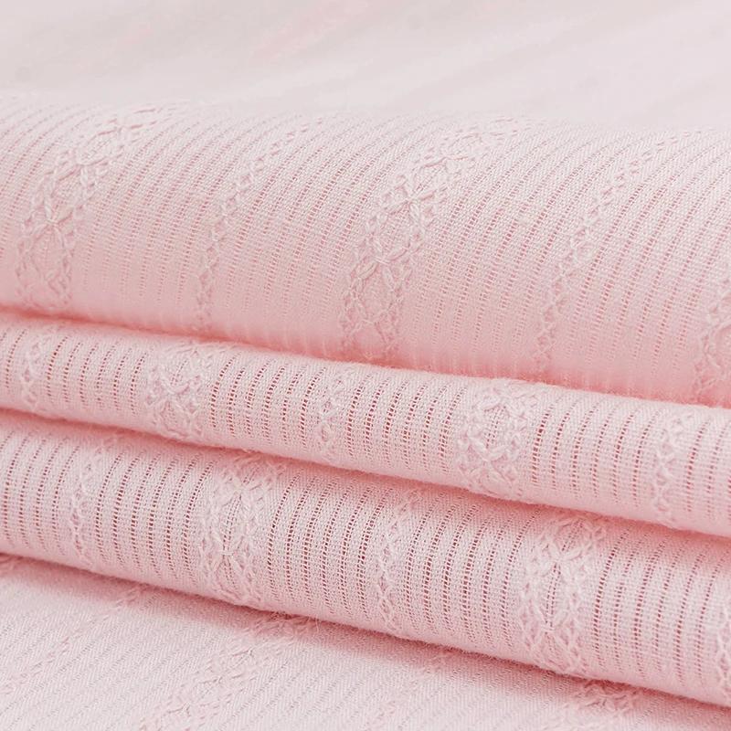 0.5m/1m/2m/3m Pure Cotton White Jacquard Fabric For Shirts,Women's Dress, Pajamas, Children's Clothing Handmade DIY Fabrics