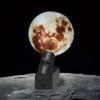 Lumină de Noapte Proiector LED Lună Reîncărcabilă USB Reglabilă Lampă de Atmosferă 3D pentru Dormitor Cameră Copii Petrecere Decor de Perete