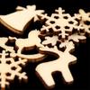 50Pcs Wooden DIY Christmas Tree Snowflake Star Hanging Ornaments Table Craft