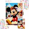 Diamond Painting Handmade Diy Mosaic Mickey Mouse Holding Coffee Cartoon Character Rhinestone Kit Home Decoration Gift