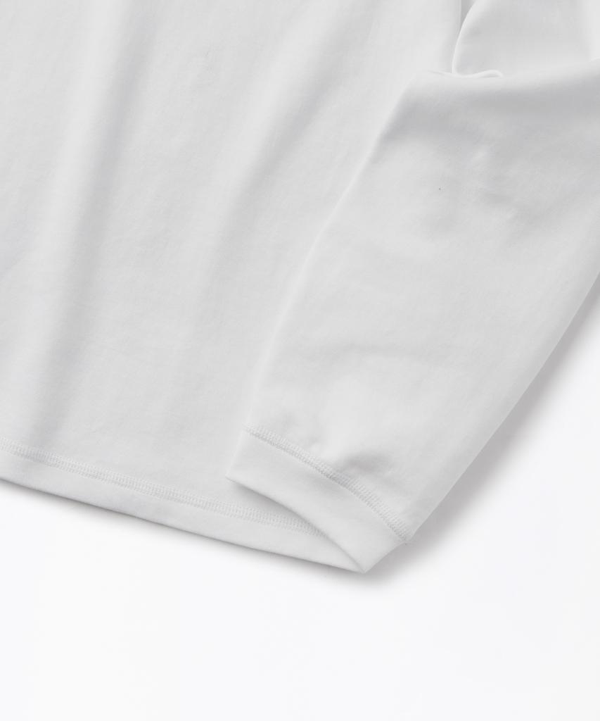 OUTSTANDING Turtleneck Long Sleeve Tee_Off White