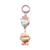 Christmas Labubu Kawaii Particles Keychain Bag Cell Phone Charm Key Chain Christmas Gift Cute Plush Charm