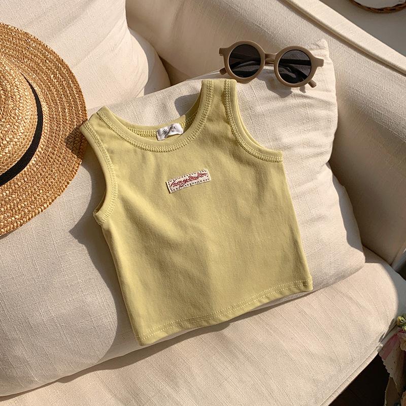 Girls' And Boys' Casual Vests, Summer Children's Cute Tops