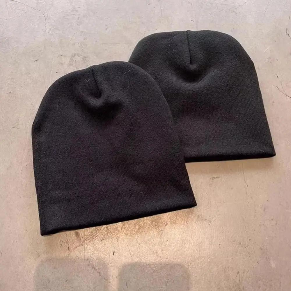 Fashion Y2k Streetwear Women Hat Pullover Warm Knitting Hat Hip Hop Beanies Hats