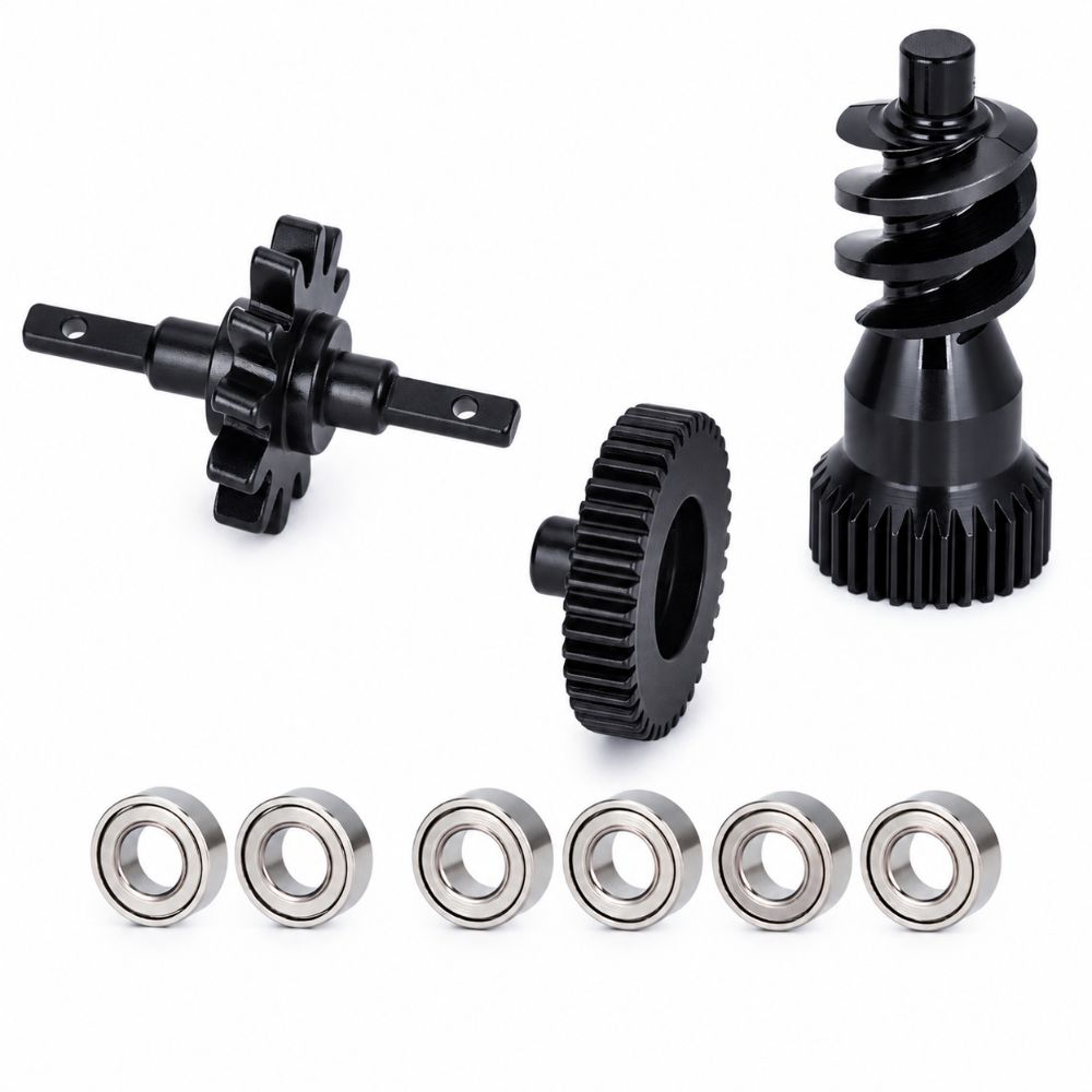 Stainless Steel RC Car Transmission Gear Set for 1/30 Axial SCX30 RC Transmission Parts