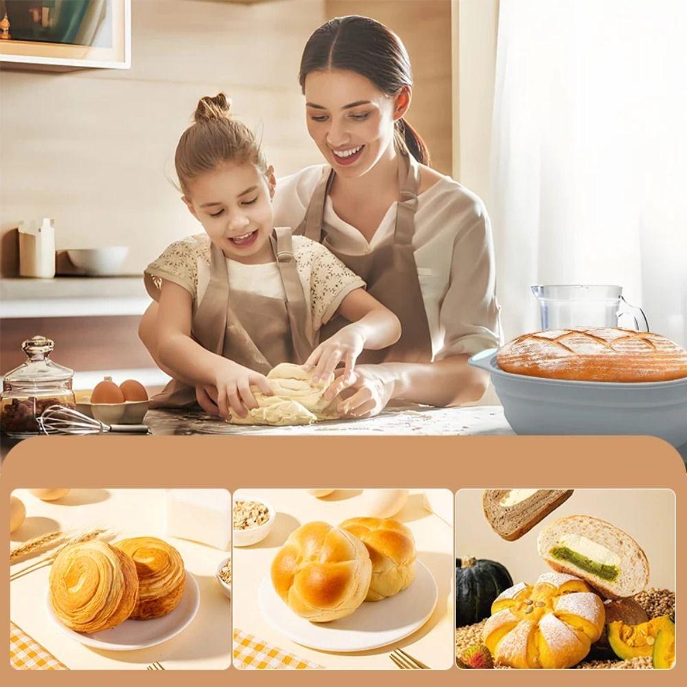 Nonstick Surface Silicone Bread Basket Foldable Bread Proofing Basket  Home Baking