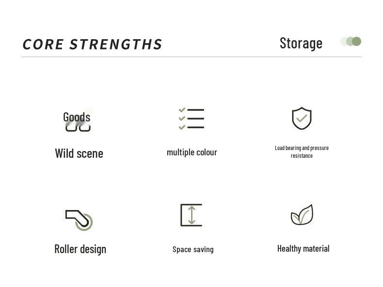 Multi-Purpose Movable Storage Tray with Casters: Floor Stand, Shelf, Bracket, and Container