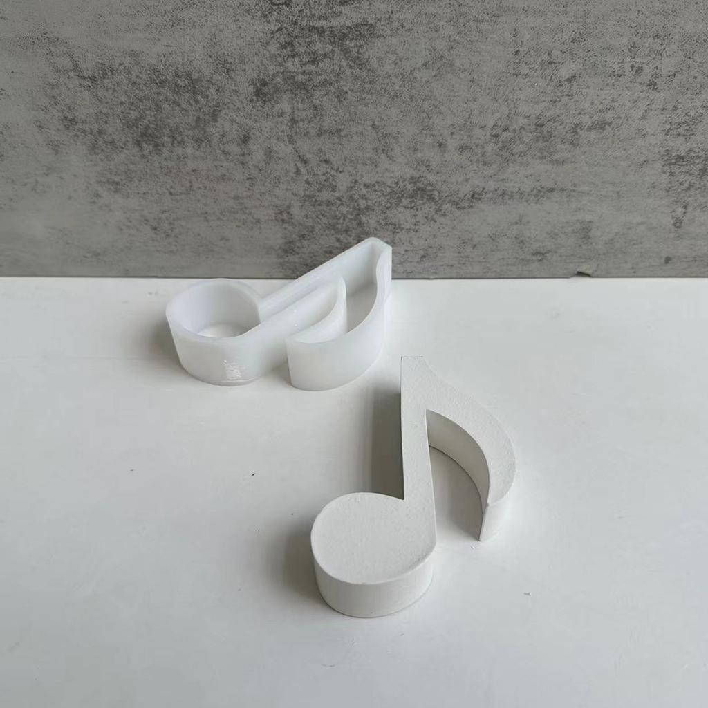 Musical Note Silicone Mold Resin Aromatherapy Gypsum Cake DIY Mould Resin Casting Tool Handmade Home Craft Decorations