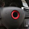 Car Steering Wheel Panel Logo Cover Trim for VW Golf 6 7 MK6 MK7 Jetta MK5 Passat B6 B7 Polo for Skoda Fabia Styling