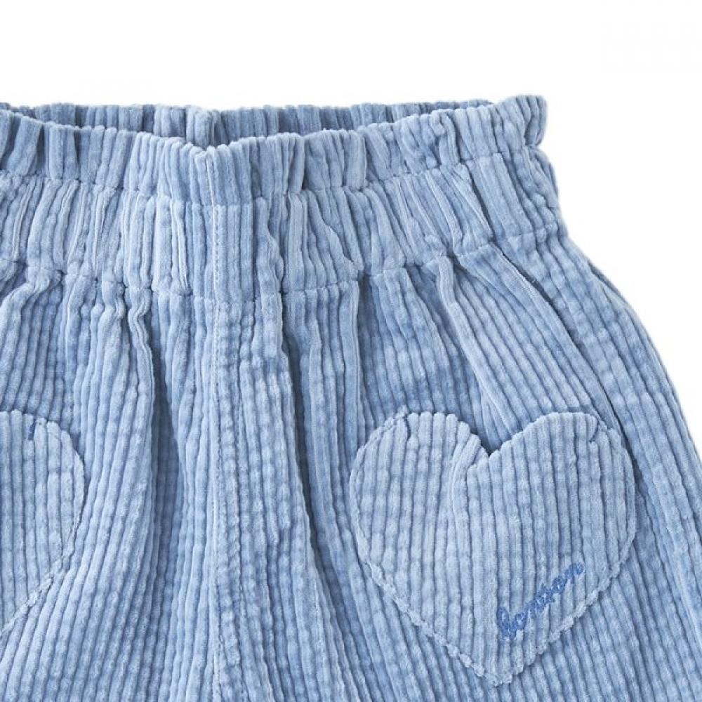 Bonton Heart Pocket Velvet Shorts 76a7t 413 02