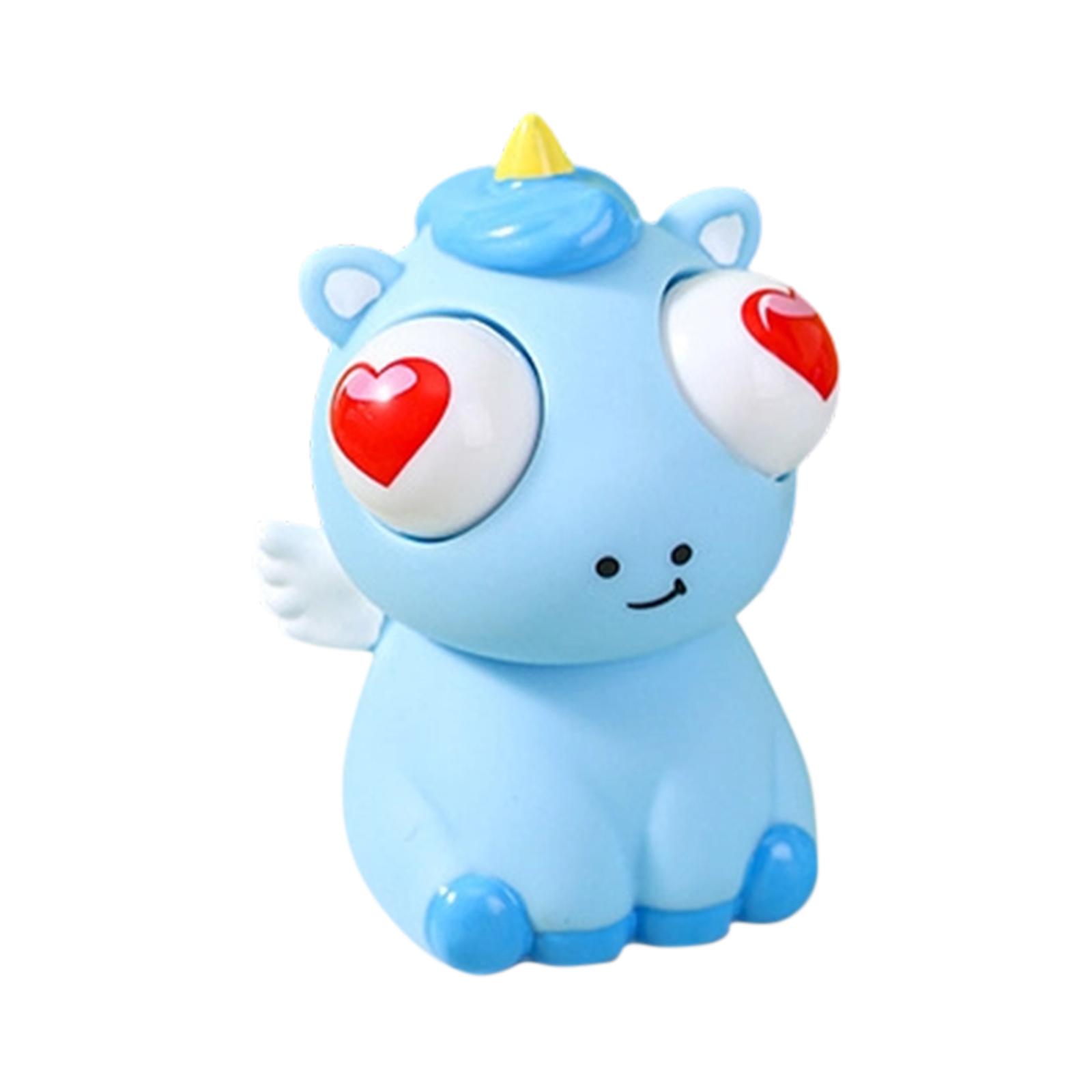 Squeezeup Wideeyed Plush Toy, Wideeyed Stress Relief Toy One Size синий
