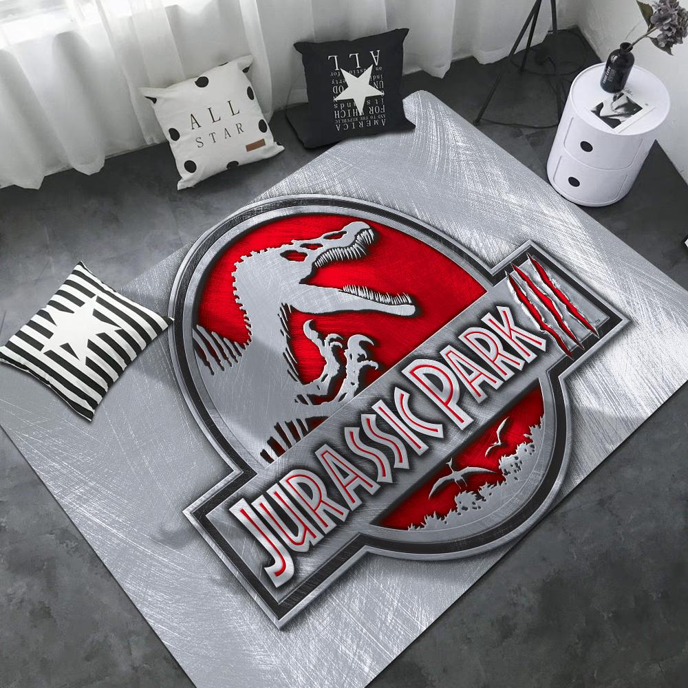 Jurassic Park Room Mats Washable Non-Slip Living Room Sofa Chairs Area Mat Kitchen Alfombra