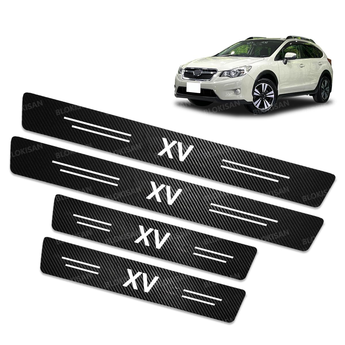 Scuff plate for new model [XV] Car side step guard XV чёрный