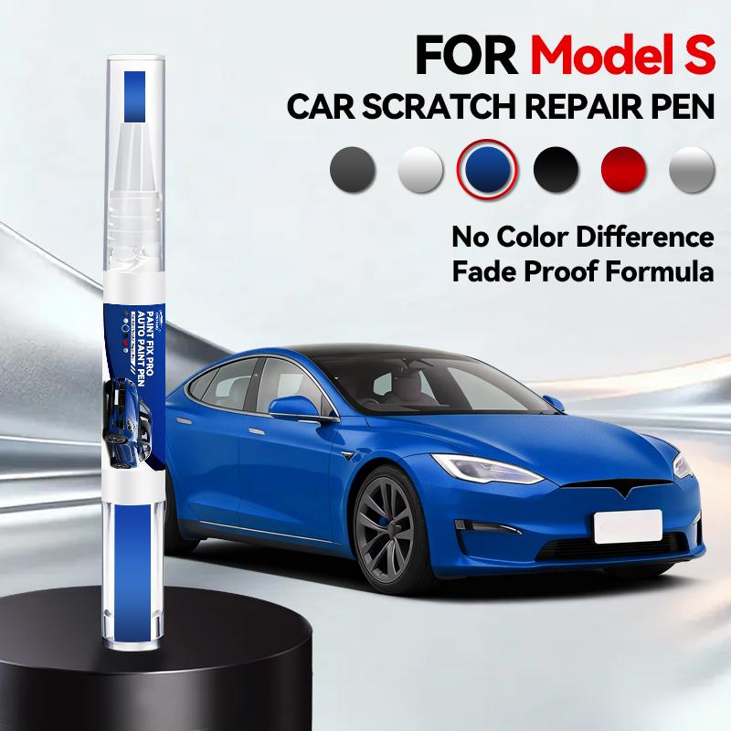 Per Tesla Model S Auto Graffio Vernice Pennarello Graffio Profondo Riparazione Rimozione Bianco Nero Rosso Argento blu grigio Spray Ripara Graffi