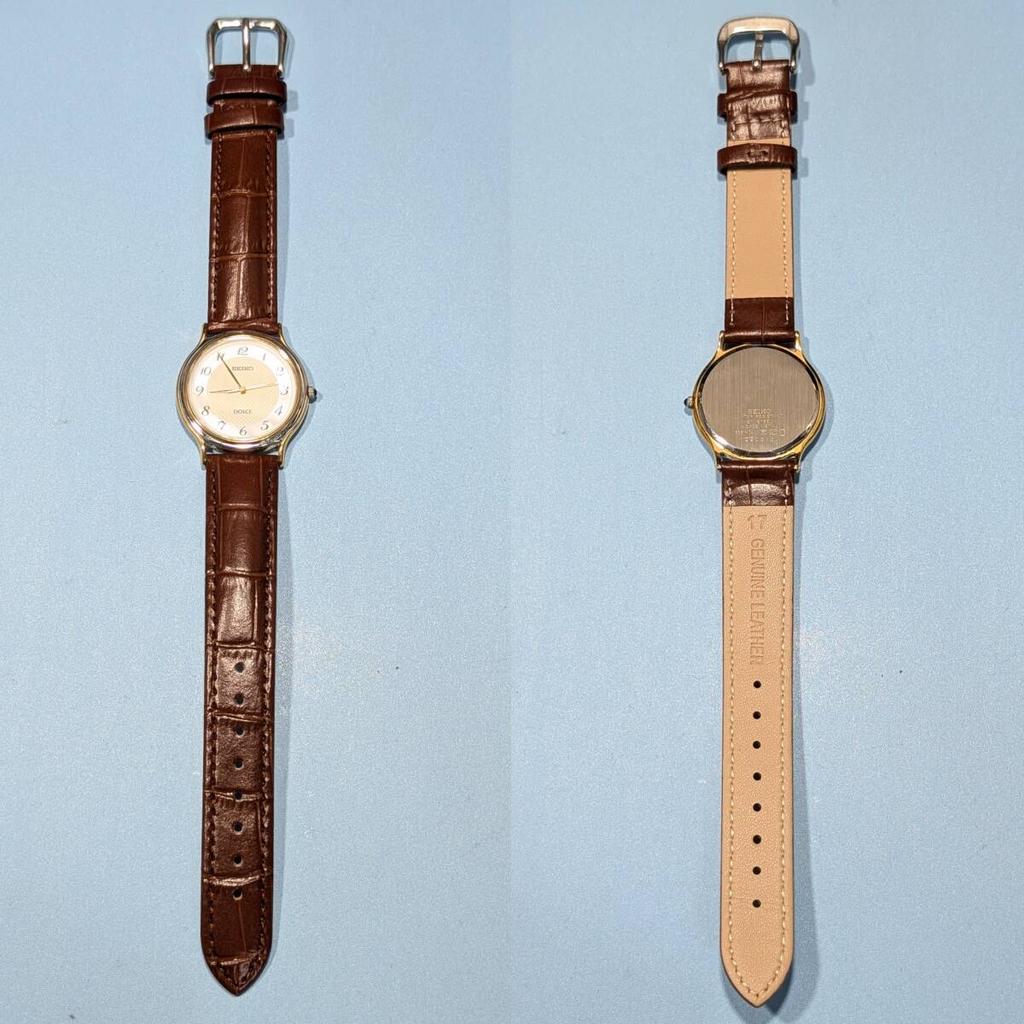 SEIKO Dolce Battery and Strap Working Men's Watch, Replaced, Condition, S-97
