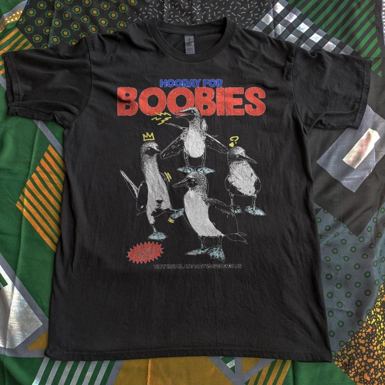 Hooray for Boobies Graphic T-Shirt 4XL