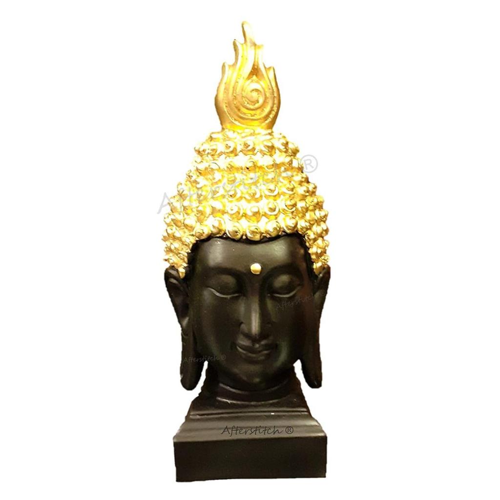 Gautam Buddha Face Statue for Home Decor Big Size Showpiece Gift (Design 5 Buddha Face)