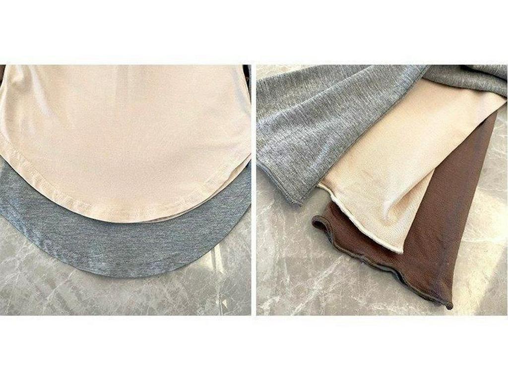 Women's Spicy V-neck Long Sleeve Slim-fit Top - Autumn Button-up T-shirt