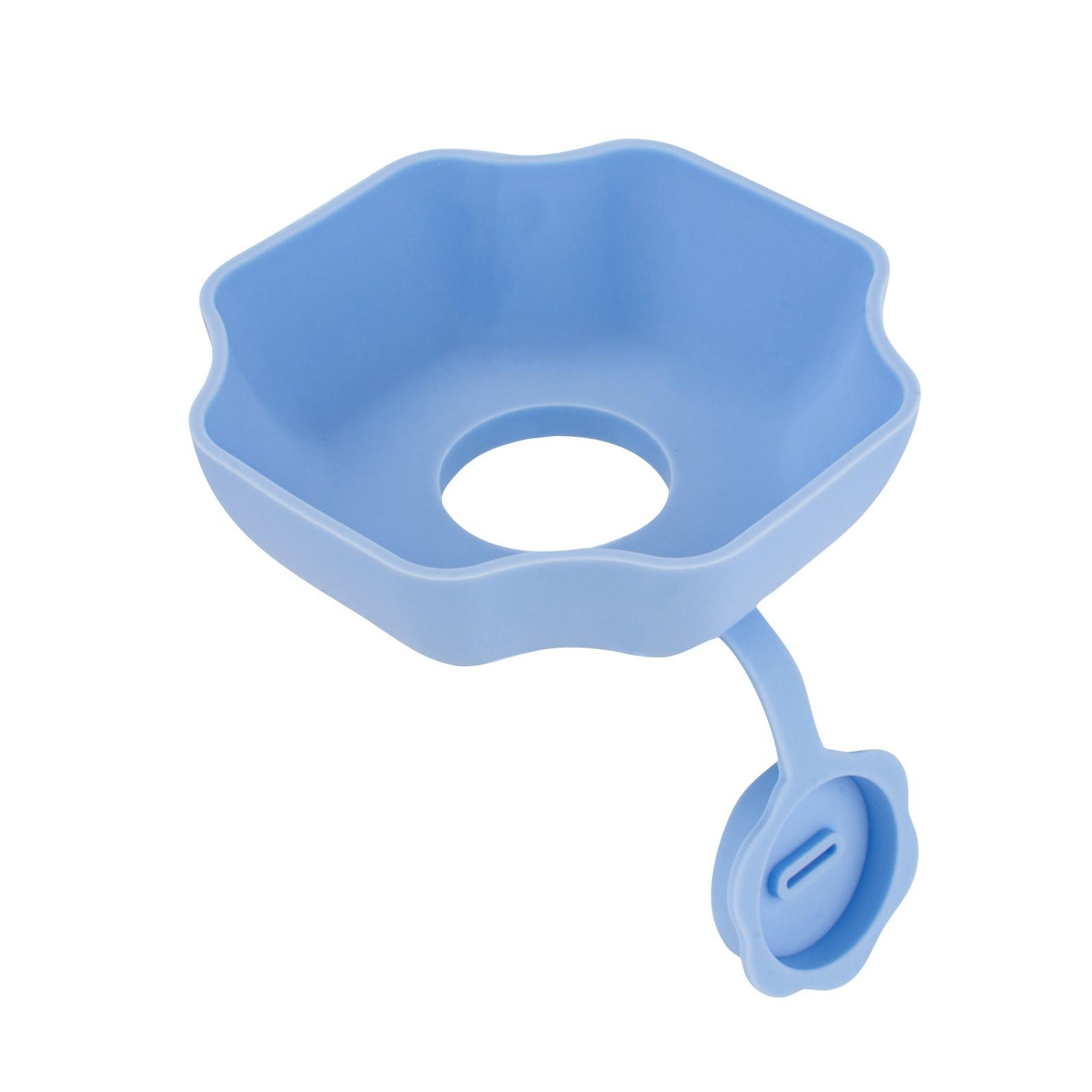 

Силиконовый держатель для мороженого с защитой от капель, многоразовый, бесплатный лед и зажим для снега, подходит для детских дней рождения и летних вечеринок One Size синий