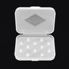 Eartips Storage Case Transparent Earbud Case Durable Storage Box For 6pair Eartips Protections Compact and Portable