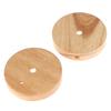 10/12Cm Holz Lampenfuß Modern Deckenplatte Holz Deckenhalter Pendelleuchte Fassung Kronleuchter Basis DIY Beleuchtungszubehör