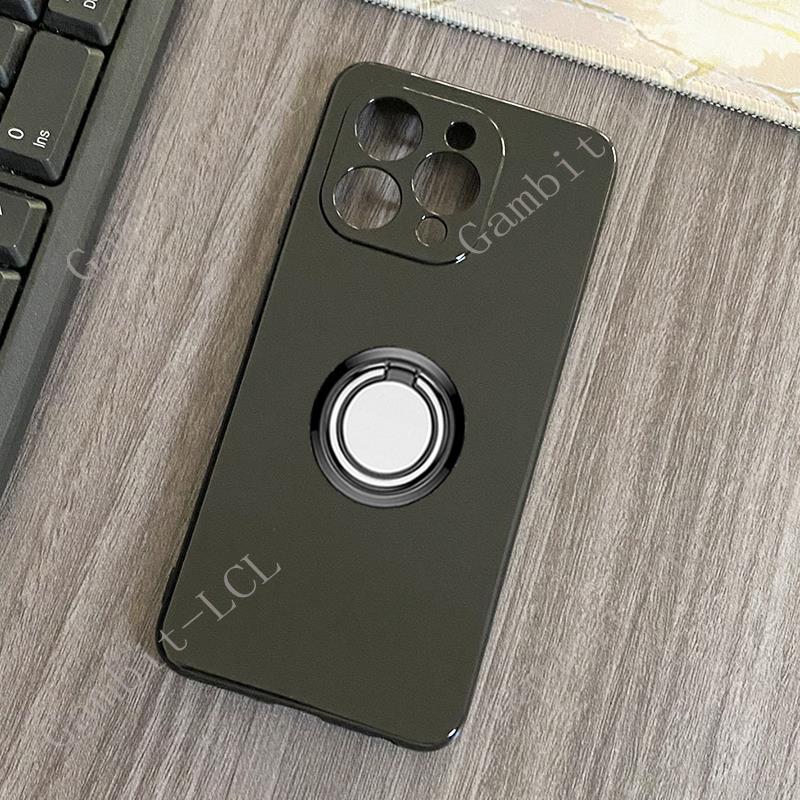 For Doogee N55 Plus Pro N55Pro DoogeeN55 2024 Back Ring Holder Bracket Phone Cover TPU Soft Silicone Case On Doogee N55 Pro