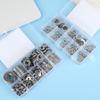 80/105/180/360/580 Pcs Stainless Steel Flat Washers Set Perfect For Home Decor Factory Repair Kitchens