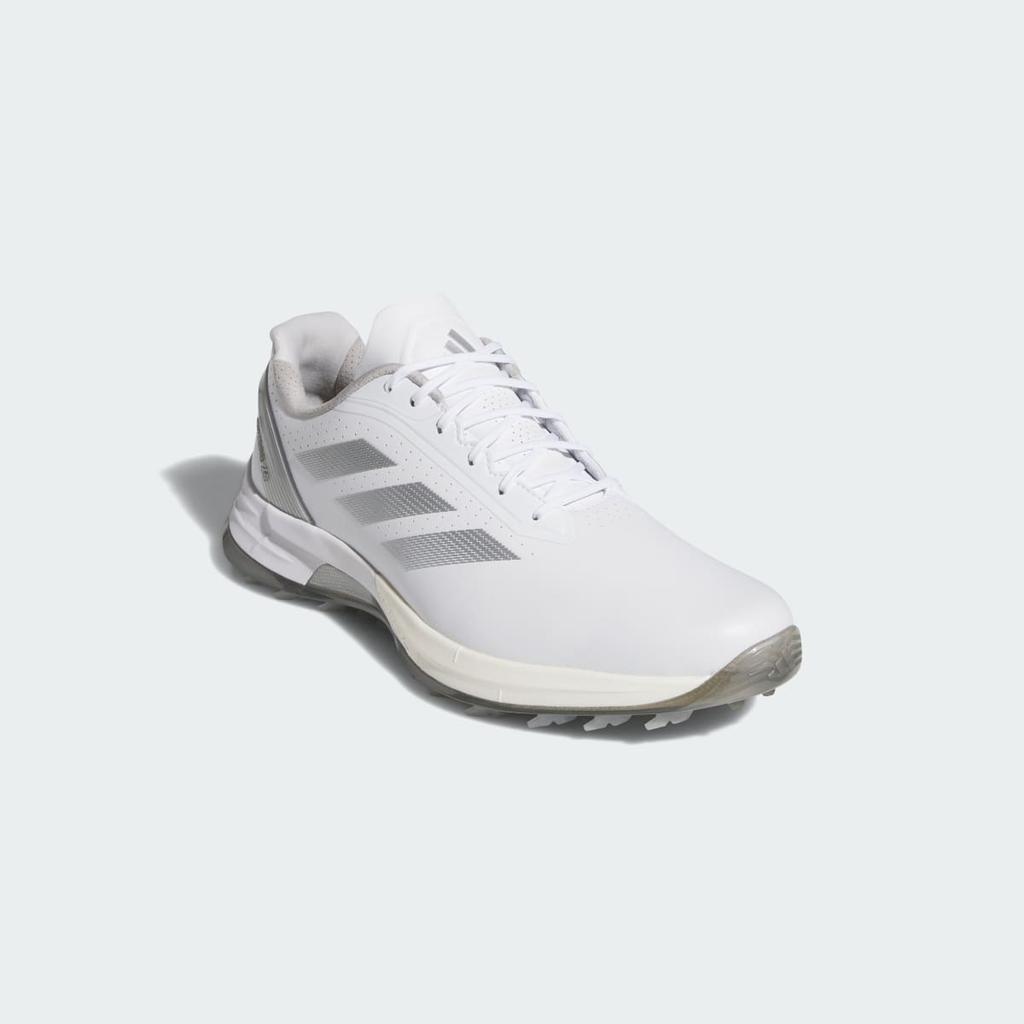 adidas Adizero ZG Spikeless Golf IE3528 Men's Performance Sports Shoes Cloud White / Grey Three / Silver Metallic