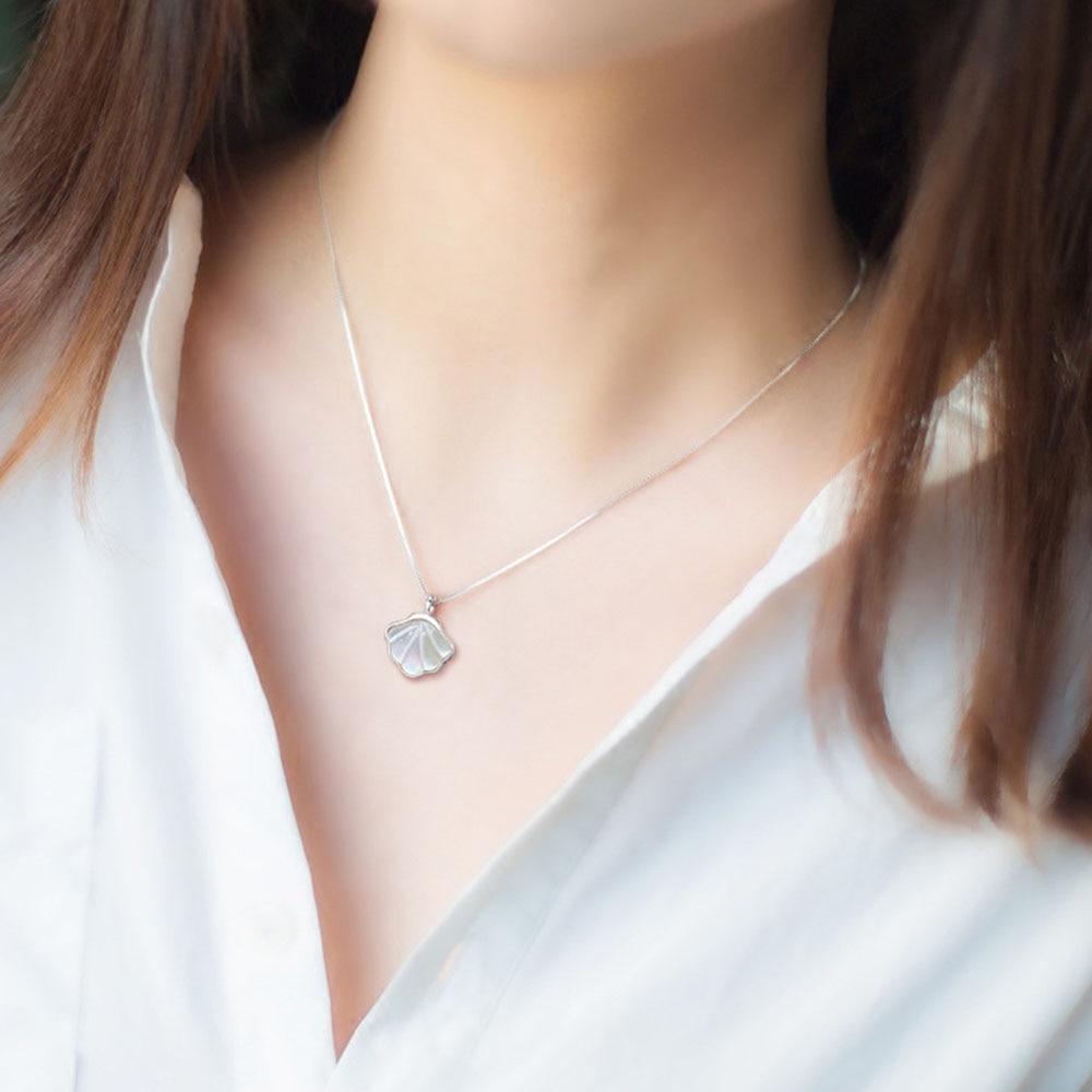 Shell Pendant Necklace Mother And Daughter Clavicle Chain Girls Jewelry Elegant Necklace For Women Festival Gift