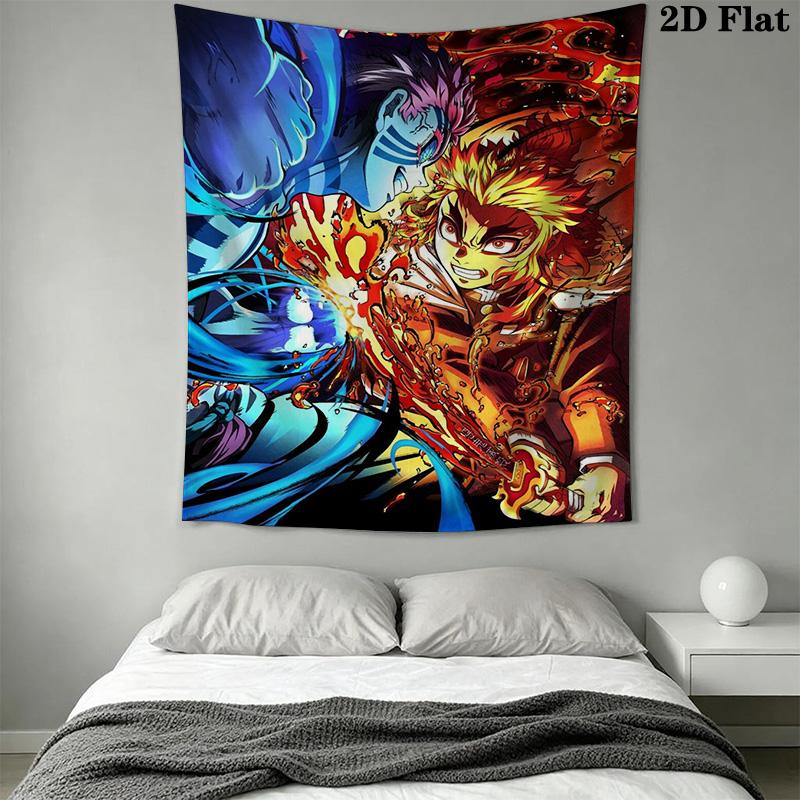 Demon Slayer Pattern Home Decor Tapestry, Wall Hanging, Decorative RV Wall Cloth.SGT0917332