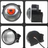 1Set Modified LED Car Dynamic Devil Eyes Lens Lights Headlight Assembly With Remote Control 12V 36V Auto Retrofit Accessorie