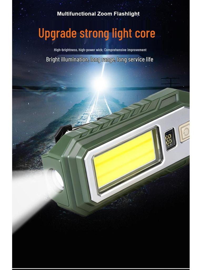 Rechargeable Ultra-Bright Magnetic LED Work Light with Digital Display