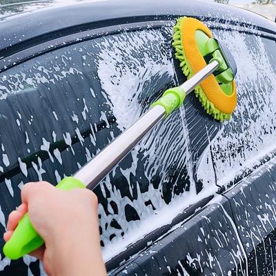 Extendable Chenille Car Wash Brush Stainless Steel Handle with Durable Cleaning Head