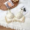 The new Japanese girls' underwear women's small breasts gather sexy lace pure desire without steel ring to close the breast top support bra cover