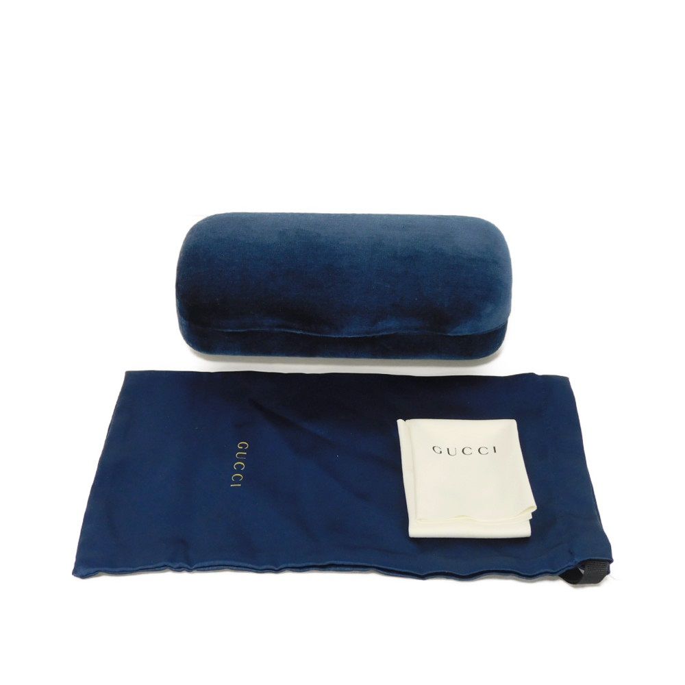 Used 9539 Butterfly Shape GG0892SA 7968 Square Plastic Gold Horsebit Acetate Black Women's from Japan AUTHENTIC