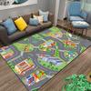 Kids Playmat City Roads Suitable As a Non-slip Mat for the Living Room or Bedroom Sofa