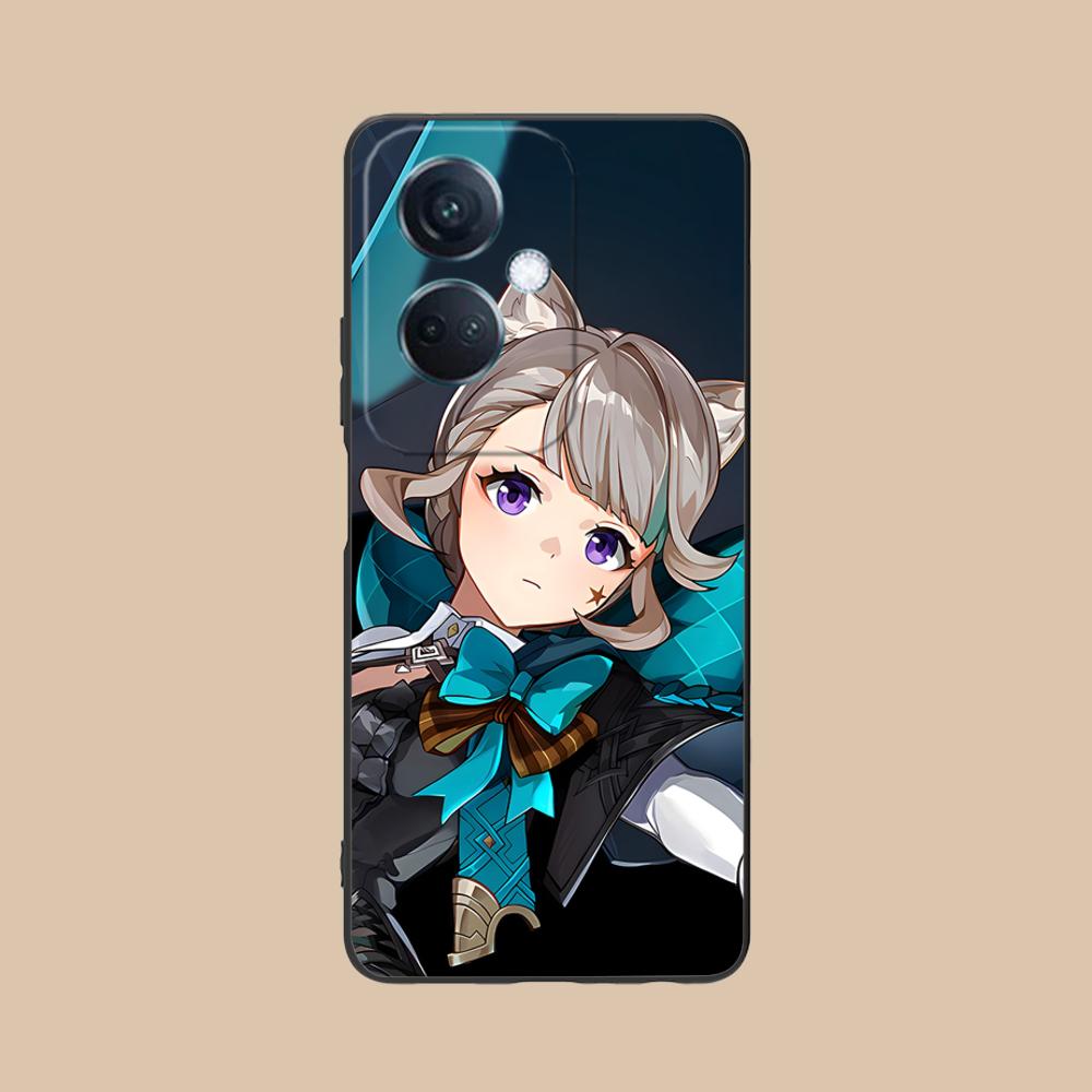 Game GI Lynette Matte TPU Mobile Phone Case for OPPO Find X9 X8 X7 X6 X5 X3 X2 Plus s Pro Ultra Lite Colorful Printing Cover