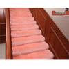Non-slip Spiral Stair Carpet Mat - Self-adhesive Long Pile for Wood or Tile