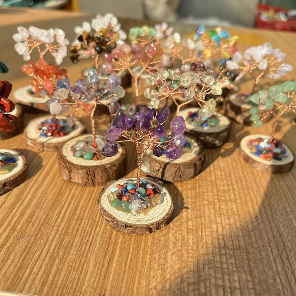 Enchanting Crystal Tree of Life Spiritual Reiki Decor Perfect for Home or Office Unique Good Luck Gift