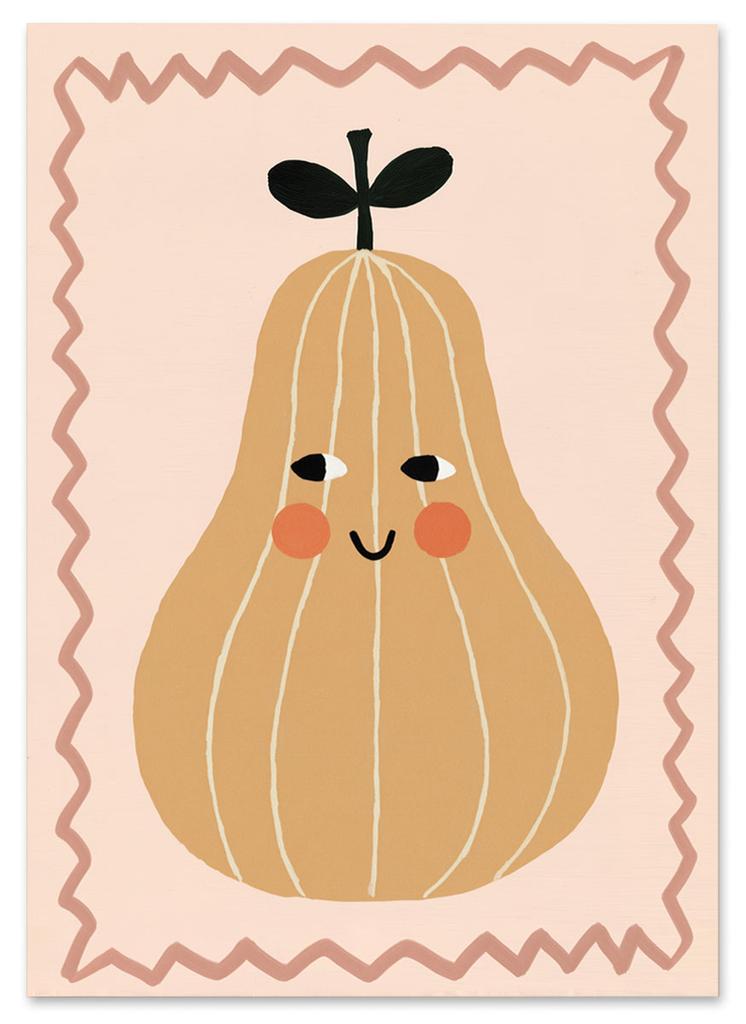 Poster for a Child Zucchini Pumpkin