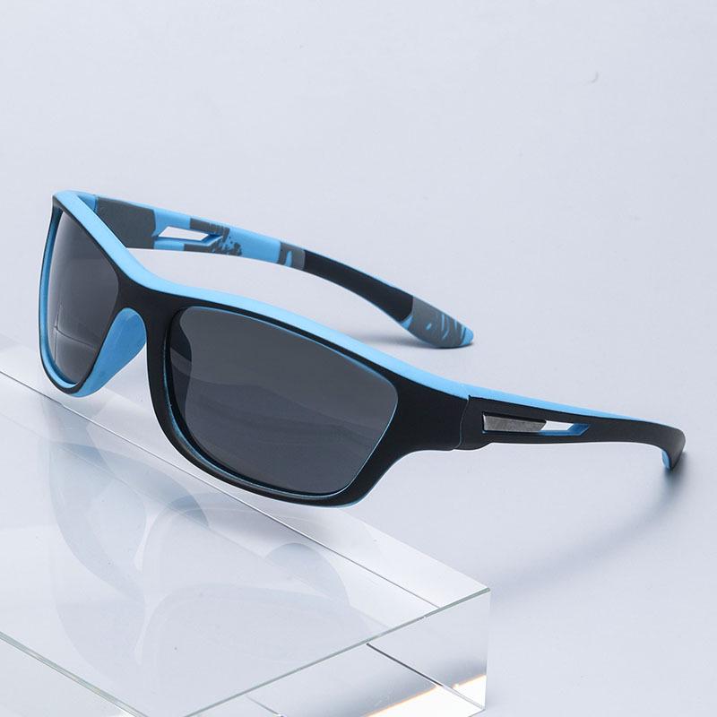 Men's Sports Style Cycling Sunglasses 336 - Colorful Real Lens, Dustproof Design