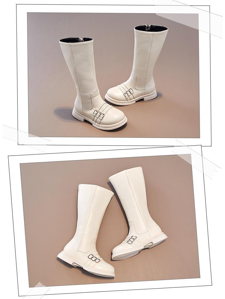 Dziecięce wysokie kozaki księżniczki: Modne długie buty dla dziewcząt